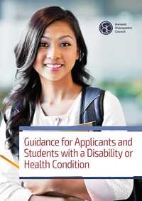Guidance for students with a disability or health condition