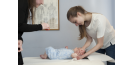 Osteopath and baby