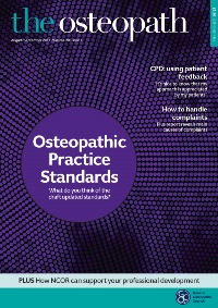 the osteopath magazine, August/September 2017