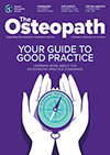 The Osteopath September/October 2019 cover