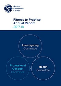 Fitness to practise annual report 2017-18