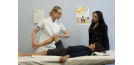 Osteopath treating child