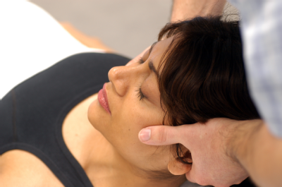 Treatment female patient - head