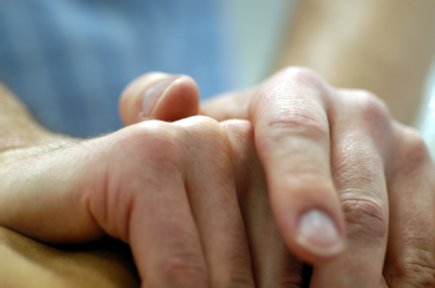 Osteopath's hands