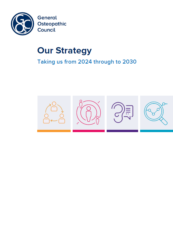 The front cover of the GOsC strategy document