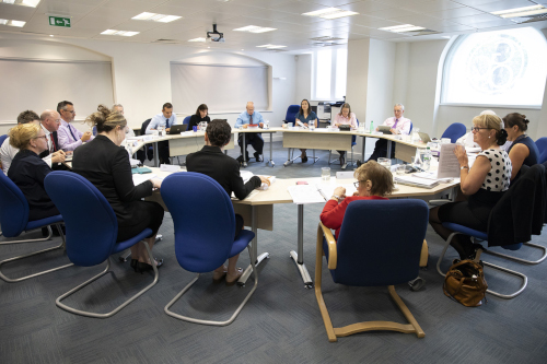 A Council meeting taking place